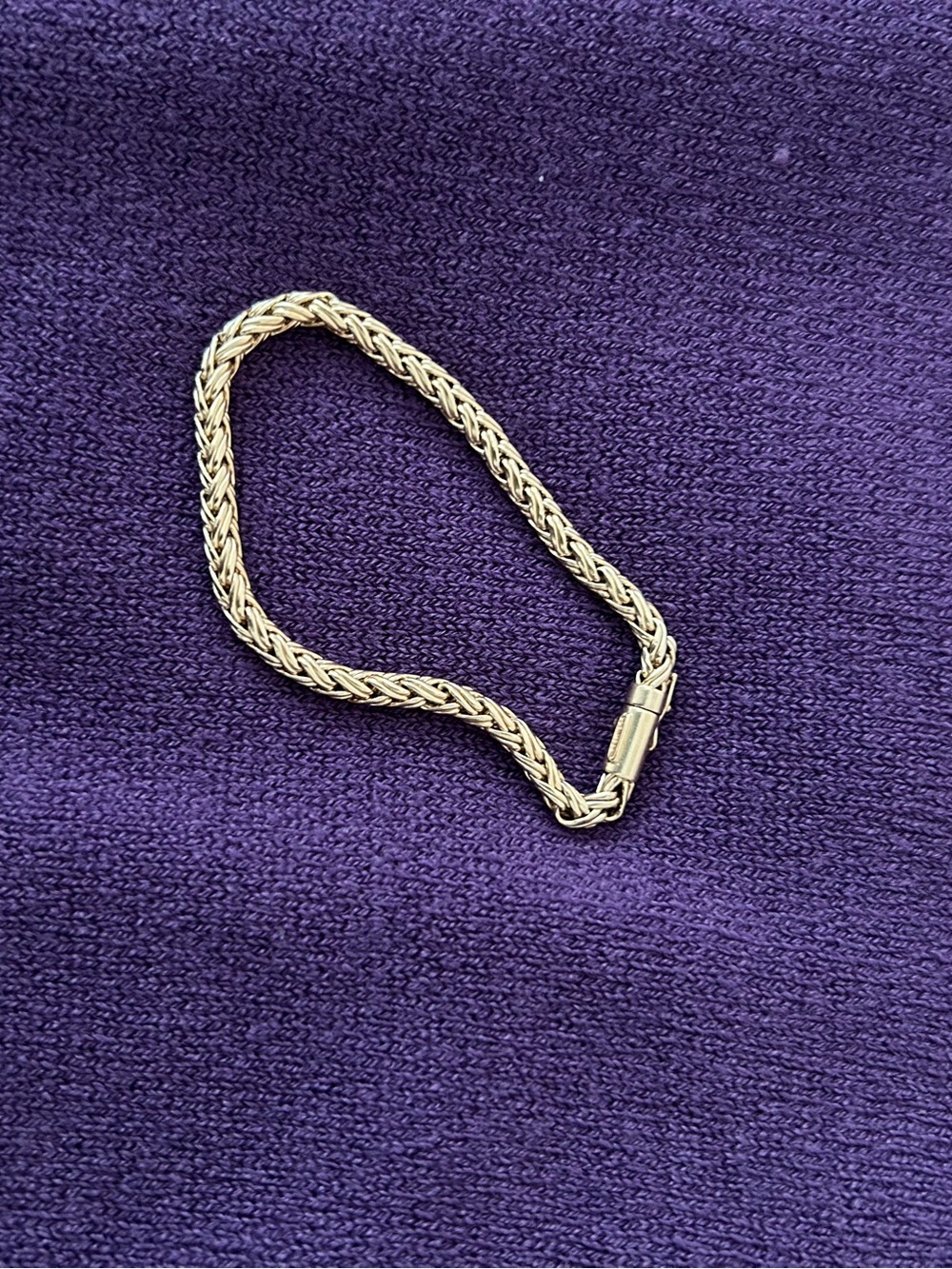 Tiffany 14K Yellow Gold Russian Weave Bracelet